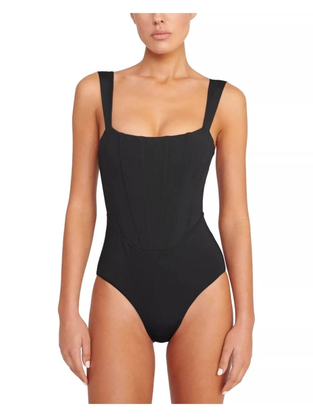 NWT STAUD Adelaide One Piece Swimsuit Black Size S(1)/M(2) /XL (1)